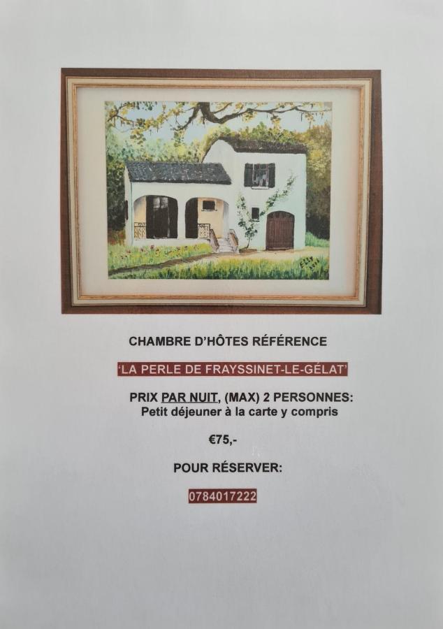 La Perle De Frayssinet-Le-Gélat - Chambre d'Hôtes - B&B Esterno foto